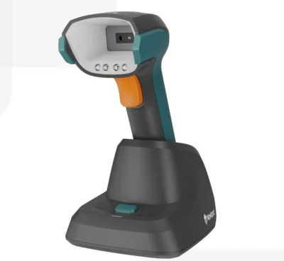 Сканер штрикода защищенный Newland NLS-NVH220B B wireless Handheld scan. Industry. 2D/MP. Laser aiming, Red/White /blue LEDs. multi-interface. vibr. IP64 drop: 1.8m. incl.: docking station and USB cable
