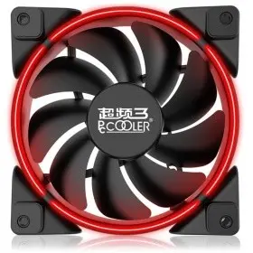 PCCooler Вентилятор CORONA RED 120x120x25 мм (PWM, 40шт./кор, пит. от мат.платы и БП, 800-1800 об/мин) Retail