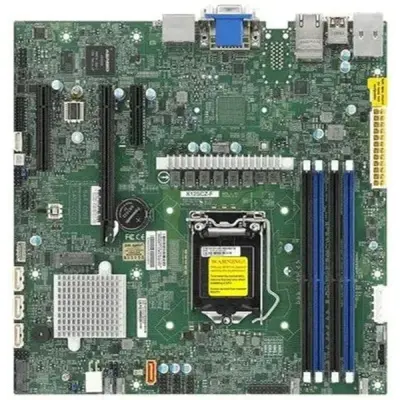 Supermicro MBD-X12SCZ-F-B Материнская плата {Soc-1200 iW480 mATX 4xDDR4 4xSATA3 SATA RAID Eth}
