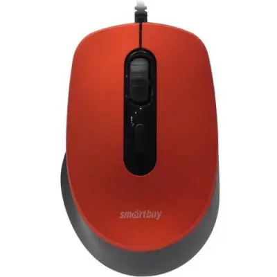 Мышь проводная беззвучная Smartbuy ONE 265-R красная / 40 [SBM-265-R]