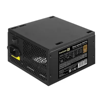 Exegate EX292160RUS Блок питания 900W ExeGate 80 PLUS® Bronze 900PPH (ATX, APFC, КПД 89% (80 PLUS Bronze), 12cm fan, 20+4pin, 2x(4+4)pin, 6xPCI-E, 8xSATA, 4xIDE, black, Color Box)