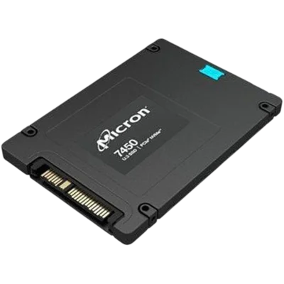 Серверные твердотельные накопители/ Micron SSD 7450 PRO, 960GB, U.3(2.5" 15mm), NVMe, PCIe 4.0 x4, 3D TLC, R/W 6800/1400MB/s, IOPs 530 000/85 000, TBW 1700, DWPD 1 (12 мес.)