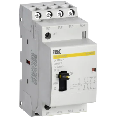 Контактор модульный с ручным упр. КМ25-22МР AC KARAT IEK