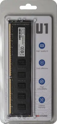 Память DDR3 8Gb 1600MHz Hikvision HKED3081BAA2A0ZA1/8G RTL PC3-12800 CL11 DIMM 240-pin 1.5В Ret