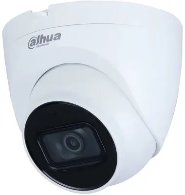 DAHUA DH-IPC-HDW2230TP-AS-0360B-S2 Уличная турельная IP-видеокамера 2Мп, 1/2.7” CMOS, объектив 3.6мм, видеоаналитика, микрофон, ИК 30м, IP67, металл/пластик