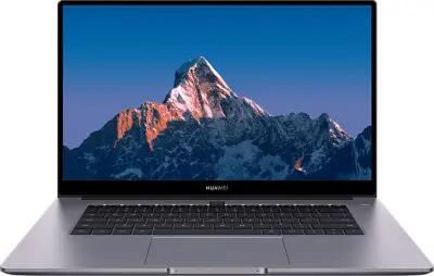 Ноутбук Huawei MateBook B3-520 Core i5 1135G7 8Gb SSD512Gb Intel Iris Xe graphics 15.6" IPS FHD (1920x1080) Windows 10 Professional grey WiFi BT Cam (53012KFG)