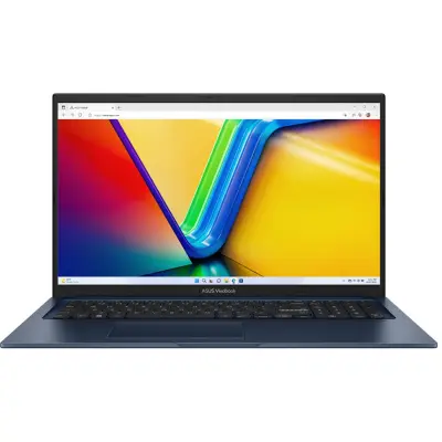 ASUS VivoBook 17 X1704VA-AU880 [90NB13X2-M00BN0] Quiet Blue 17.3" {FHD i5 120U/16GB/SSD512GB/Intel Graphics/FingerPrint/Backlit/DOS}