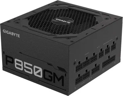 Блок питания Gigabyte ATX 850W GP-P850GM 80+ gold 24+2x(4+4) pin APFC 120mm fan 8xSATA Cab Manag RTL