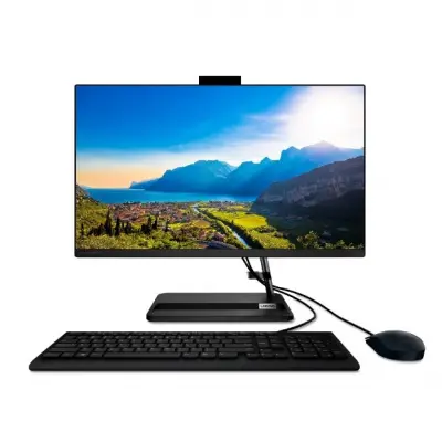 Lenovo IdeaCentre 3 24ITL6 [F0G001BJRU] 23.8"(1920x1080 IPS)/Intel Core i3 1115G4(3Ghz)/8192Mb/256SSDGb/noDVD/Int:Intel UHD Graphics/Cam/BT/WiFi/war 1y/6.81kg/black/noOS + RU kbd, mouse USB