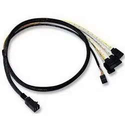 LSI (LSI00410) Logic Кабель Кабель MINI SAS HD internal cable SFF8643 to x4 SATA 0,6м