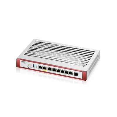 Маршрутизатор Zyxel USG FLEX 200HP с подпиской Gold на 1 год (AV, CF, IDP/DPI, Sandboxing, SecuReporter, Secure Wi-Fi, 40 AP), Rack, 1xRJ-45: 1/2.5G (LAN/WAN), 1xRJ-45: 1/2.5G PoE+ (LAN/WAN), 6xRJ