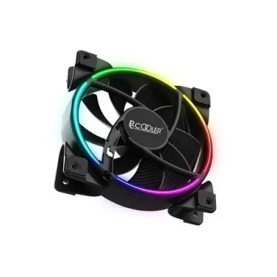 PCCooler Вентилятор CORONA RGB 120x120x25 мм (PWM, 40шт./кор, пит. от мат.платы и БП, 800-1800 об/мин) Retail