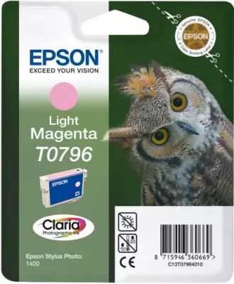 EPSON C13T07964010 T0796 светло-пурпурный повышенной емкости для P50/PX660/PX820/PX830 (cons ink)