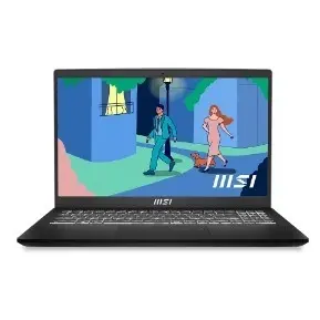 MSI Modern 15 B12M-233RU  [9S7-15H112-233] Black 15" {FHD i5-1235U/8Gb/256Gb SSD/W11Pro}