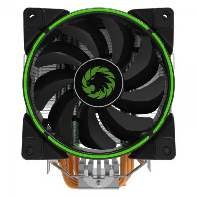 GameMax Gamma 500 Green Кулер универсальный, Intel/AMD TDP 187W CPU