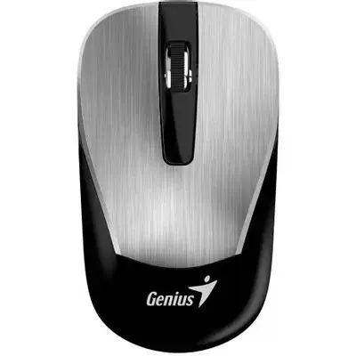 Мышь беспроводная Genius ECO-8015 silver (1200dpi, USB, 2.4 GHz, аккумулятор NiMH, кабель микро-USB) (31030011411)