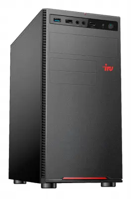 ПК IRU Home 320A3SE MT A6 9500 (3.5) 4Gb SSD120Gb R5 Windows 10 Professional 64 GbitEth 400W черный