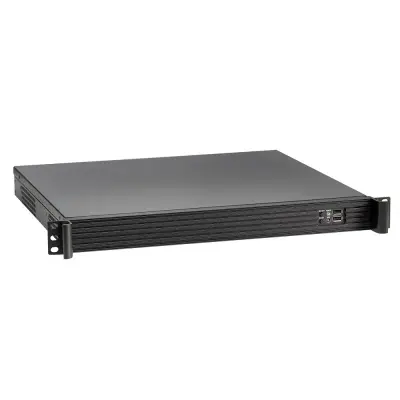 Exegate EX279686RUS Серверный корпус Exegate Pro 1U390-01 <RM 19",  высота 1U, глубина 390, без БП, USB>