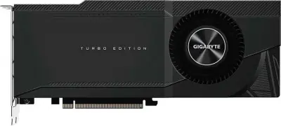 Видеокарта Gigabyte PCI-E 4.0 GV-N3080TURBO-10GD 2.0 LHR NVIDIA GeForce RTX 3080 10240Mb 320 GDDR6X 1710/19000 HDMIx2 DPx2 HDCP Ret