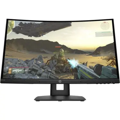 LCD HP 23.8" X24c black (VA 1920x1080 Curved 4ms 144Hz 16:9 178/178 300cd 3000:1 HDMI DisplayPort) (9FM22AA)