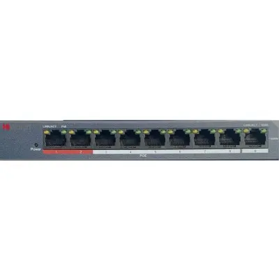 Коммутатор HiWatch DS-S908P(B) 9x100Mb 8PoE 60W неуправляемый