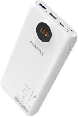 Мобильный аккумулятор Romoss PowerBank SW20S Pro 20000mAh QC3.0 30W 5A белый (1746355)