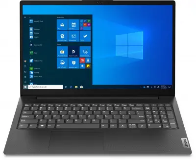 Ноутбук Lenovo V15 GEN2 ITL Core i7 1165G7 8Gb SSD512Gb Intel Iris Xe graphics 15.6" TN FHD (1920x1080) Windows 11 Professional black WiFi BT Cam