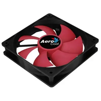 Fan Aerocool Force 12 / 120mm/ 3pin+4pin/ Red blade