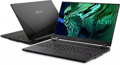 Ноутбук Gigabyte Aero 17 HDR XD-73RU524SP Core i7 11800H 16Gb SSD1Tb NVIDIA GeForce RTX 3070 8Gb 17.3" IPS UHD (3840x2160) Windows 10 Professional black WiFi BT Cam