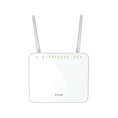маршрутизатор/ DVG-5402G/R1A AC1200 Wi-Fi Router, 1000Base-T WAN, 4x1000Base-T LAN, 2x5dBi external antennas, 2xFXS+USB ports, 3G/LTE support