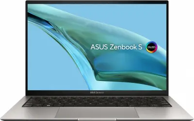 Ноутбук Asus Zenbook S UX5304VA-NQ356W Core i5 1335U 16Gb SSD512Gb Intel Iris Xe graphics 13.3" OLED 3K (2880x1800) Windows 11 Home grey WiFi BT Cam Bag (90NB0Z92-M00MP0)