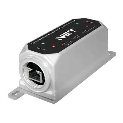 Уличный PoE удлинитель/ Уличный Ultra PoE удлинитель Fast Ethernet до 250м на 1 порт. Порты Ethernet: Вход - 1x10/100Base-T RJ45; Выход - 1x10/100Base-T RJ45. Порты PoE: Вход - 1xIEEE 802.3af/at/bt/Passive POE (до 120W); Выход - 1xIEEE 802.3af/at/bt (до 9