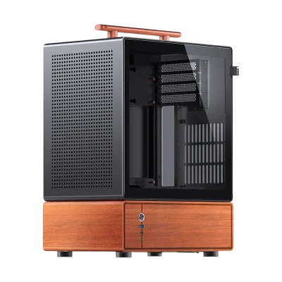 Корпус без блока питания Case JONSBO T7, Mini-Tower, TG, no fan, 1xUSB-A 3.0 + 1xUSB-C 3.2, mATX, mITX Black