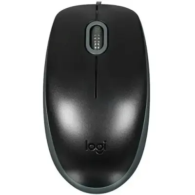 910-005502 Мышь Logitech M110 Silent Black [бесшумная, оптическая, 1000dpi, USB, 1.8м]