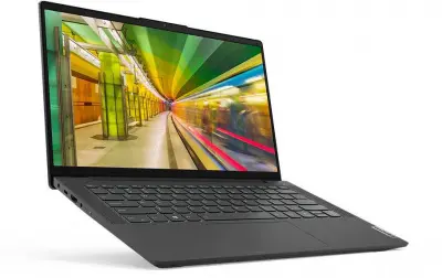 Ноутбук Lenovo IdeaPad 5 14IIL05 Core i5 1035G1 8Gb SSD512Gb Intel UHD Graphics 14" IPS FHD (1920x1080) Free DOS grey WiFi BT Cam (81YH0066RK)
