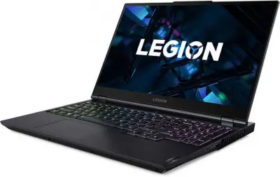 Ноутбук Lenovo Legion 5 15ITH6 Core i5 11400H 16Gb SSD512Gb NVIDIA GeForce RTX 3050 Ti 4Gb 15.6" IPS FHD (1920x1080) Windows 10 Home dk.blue WiFi BT Cam