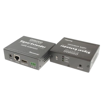 Комплект/ OSNOVO Комплект для передачи HDMI, RS232, ИК управления и питания по кабелю витой пары (HDBaseT). Расстояние передачи до 40м (4K2K(30Гц)), до 70м(1080p). Поддержка технологии Power over HDBaseT(PoH)