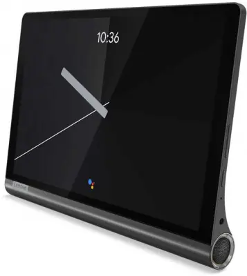 Планшет Lenovo Yoga Smart Tab YT-X705F Snapdragon 439 (2.0) 8C RAM3Gb ROM32Gb 10.1" IPS 1920x1200 Android 9.0 темно-серый 8Mpix 5Mpix BT WiFi Touch microSD 128Gb 7000mAh 10hr