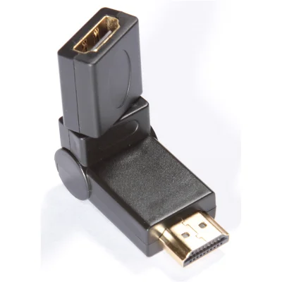 GCR Переходник HDMI - HDMI 19M / 19F поворотный на 360 градусов