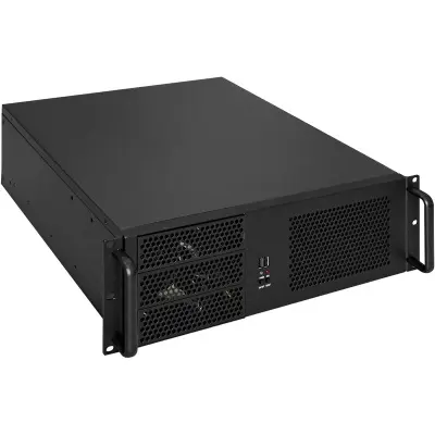 Exegate EX293184RUS Серверный корпус ExeGate Pro 3U390-08 <RM 19", высота 3U, глубина 390, БП 500RADS, USB>