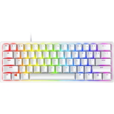 Клавиатура Razer Huntsman Mini - Mercury Ed. (Red Switch) - Russian Layout/ Razer Keyboard Huntsman Mini - Mercury Ed. (Red Switch) - - Russian Layout