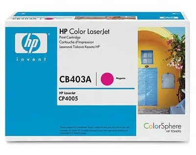 Картридж лазерный HP 642A CB403A пурпурный (7500стр.) для HP CLJ CP4005