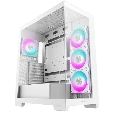 Корпус Mid-Tower Deepcool CG580 4F White (ATX, без БП, 2*USB3.0 Type-A+USB3.2 Type-C) (R-CG580-WHADA4-G-1)