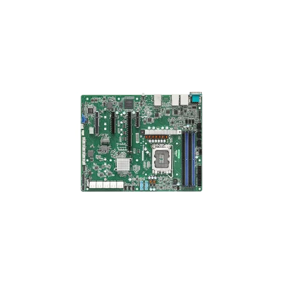 Материнская плата/ ASRock EC266D4-4L (color box), ATX, 1x (LGA 1700), Intel® Xeon® 6300-series, Xeon® E-2400 series, Pentium® Gold G7400/G7400T, 4x DIMM slots (2DPC), DDR5 ECC UDIMM, 1x PCIe5.0 x16, 1x PCIe5.0 x8, 2x PCIe4.0 x4, 2x M.2 (PCIe4.0 x4), 14x S