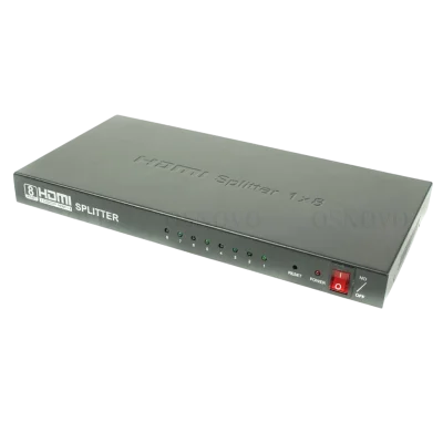 Разветвитель/ OSNOVO Разветвитель сигнала HDMI (1вх./8вых.). Максимальное разрешение 4K2K(30Гц). Поддержка 3D и HDCP. Скорость передачи данных до 10,2Гбит/с.
