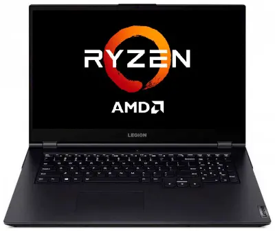 Ноутбук Lenovo Legion 5 17ACH6 Ryzen 7 5800H 16Gb SSD512Gb NVIDIA GeForce RTX 3050 4Gb 17.3" IPS FHD (1920x1080) Windows 11 Home dk.blue WiFi BT Cam