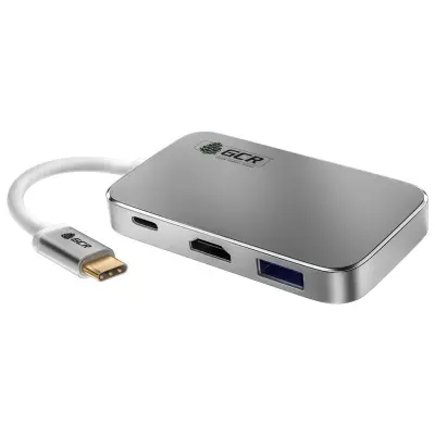 GCR Док-станция TypeC на HDMI + TypeC PD + USB3.0(USB 3.2 Gen 1) х3