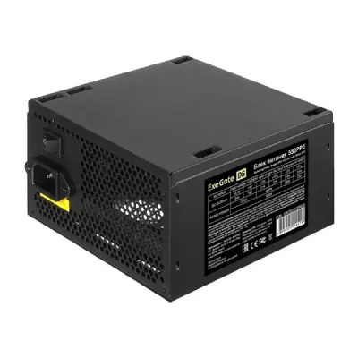Блок питания ATX Exegate 550PPE EX282072RUS-PC 550W, PC, black, APFC, 12cm, 24p+(4+4)p PCI-E, 3*IDE, 5*SATA, FDD + кабель 220V в комплекте