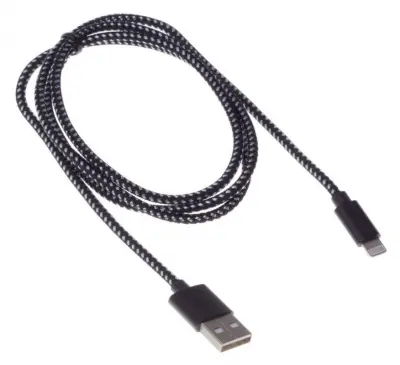 Кабель Buro BHP RET LGHT-B-BR USB (m)-Lightning (m) 1м черный