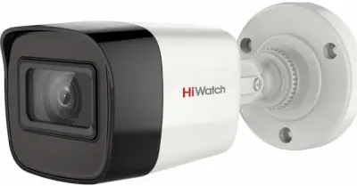 Камера видеонаблюдения аналоговая HiWatch DS-T200A 3.6-3.6мм HD-CVI HD-TVI цветная корп.:белый (DS-T200A (3.6 MM))